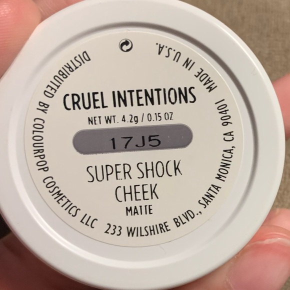 2/$15 Colourpop Super Shock Cheek “Cruel Intentions” - Picture 2 of 2